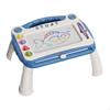 Magnetic Drawing Board Etch Table Sketch Pad for 23 Year Old Toddlers Gifts Blue Detachable Legs