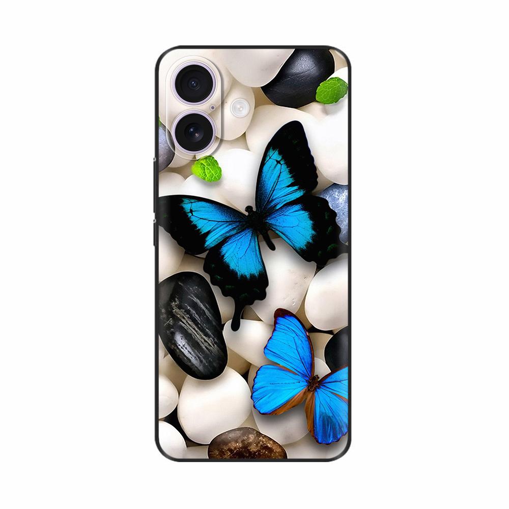 Для iPhone 17 iPhone17 Pro Max Роскошный Расписной Чехол-Бампер Для iPhone 17 Pro Max 17Pro 17Air 17ProMax Мягкий Силиконовый ТПУ Чехол