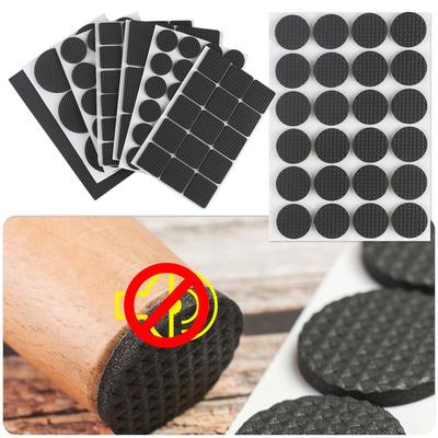 Утолщение ножки мебели Самоклеящиеся фитинги для стола и стула Накладки на ножки мебели Защита пола Антишумная Противоскользящий коврик
