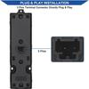 Power Window Switch Button For 2013- Ford Fusion DG9Z14529AA Blue LED 3 P