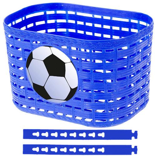 Plastic Children's Bicycle Basket Blue