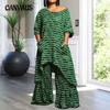 Женская домашняя одежда весна и осень мода повседневный плюс размер нестандартный комплект широкие брюки костюм