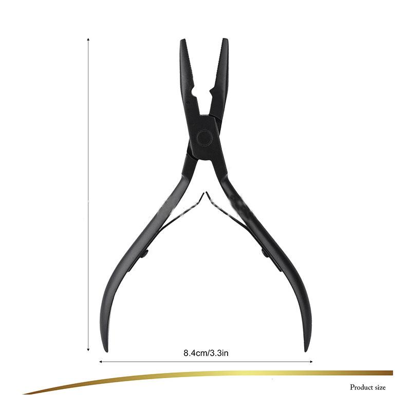 Профессиональные щипцы для наращивания волос Щипцы для накладывания прядей Микро-щипцы для застежки бусин