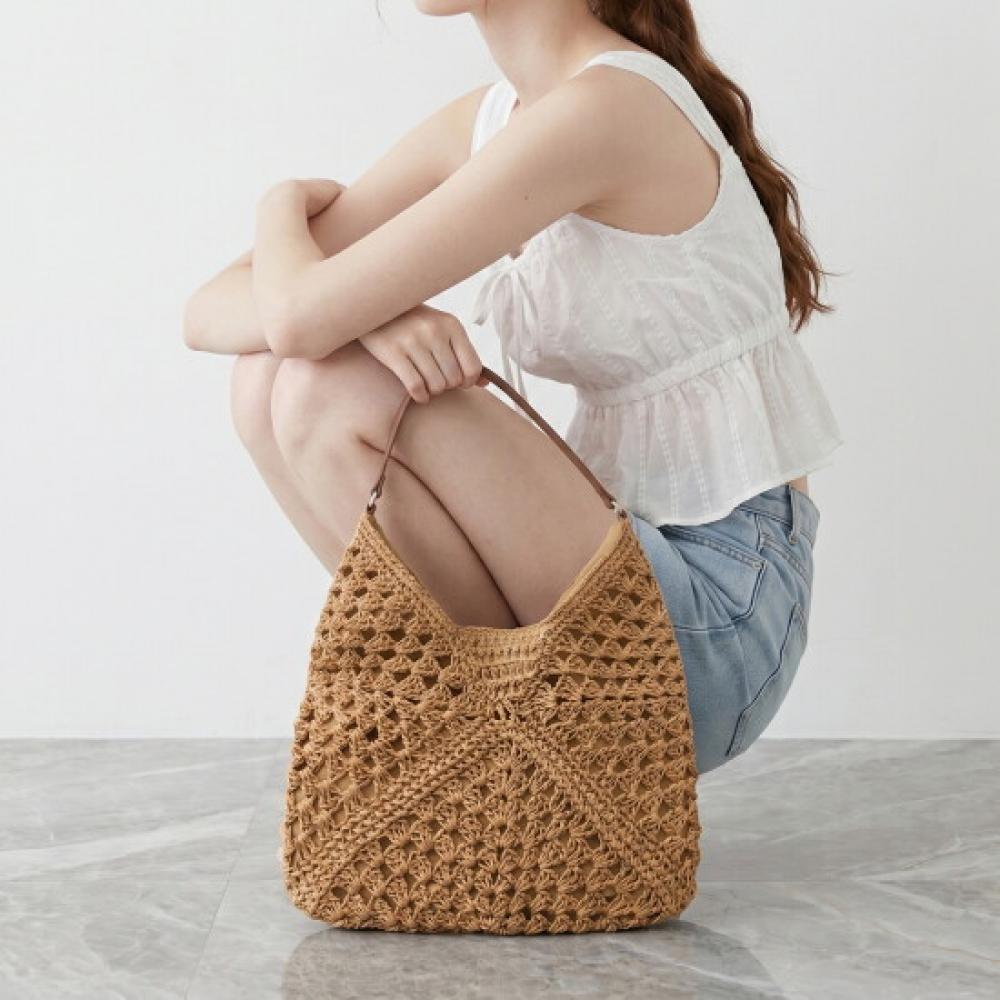 Klache Rattan Knot Daily Shoulder Bag B6m0531