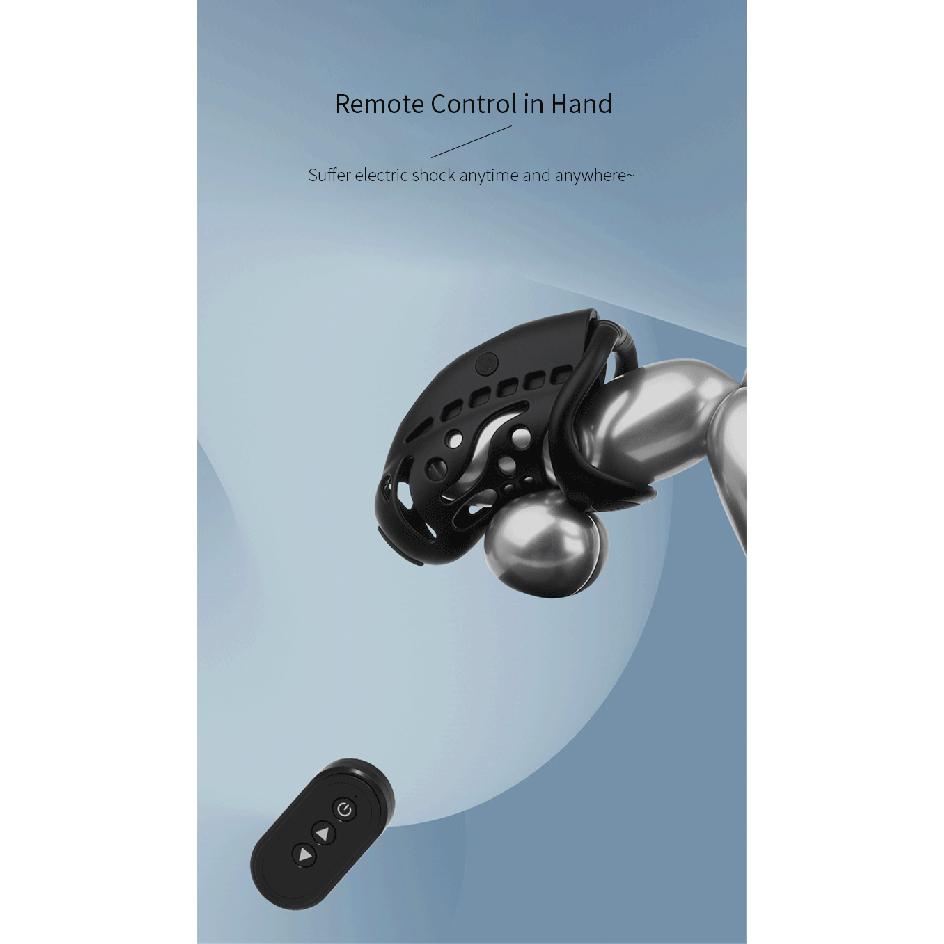 Chastity lock Intelligence Electricshock Chastity Cage Remote Control Chastity Device with Urethral Blockage Cock Cage Sex Toys