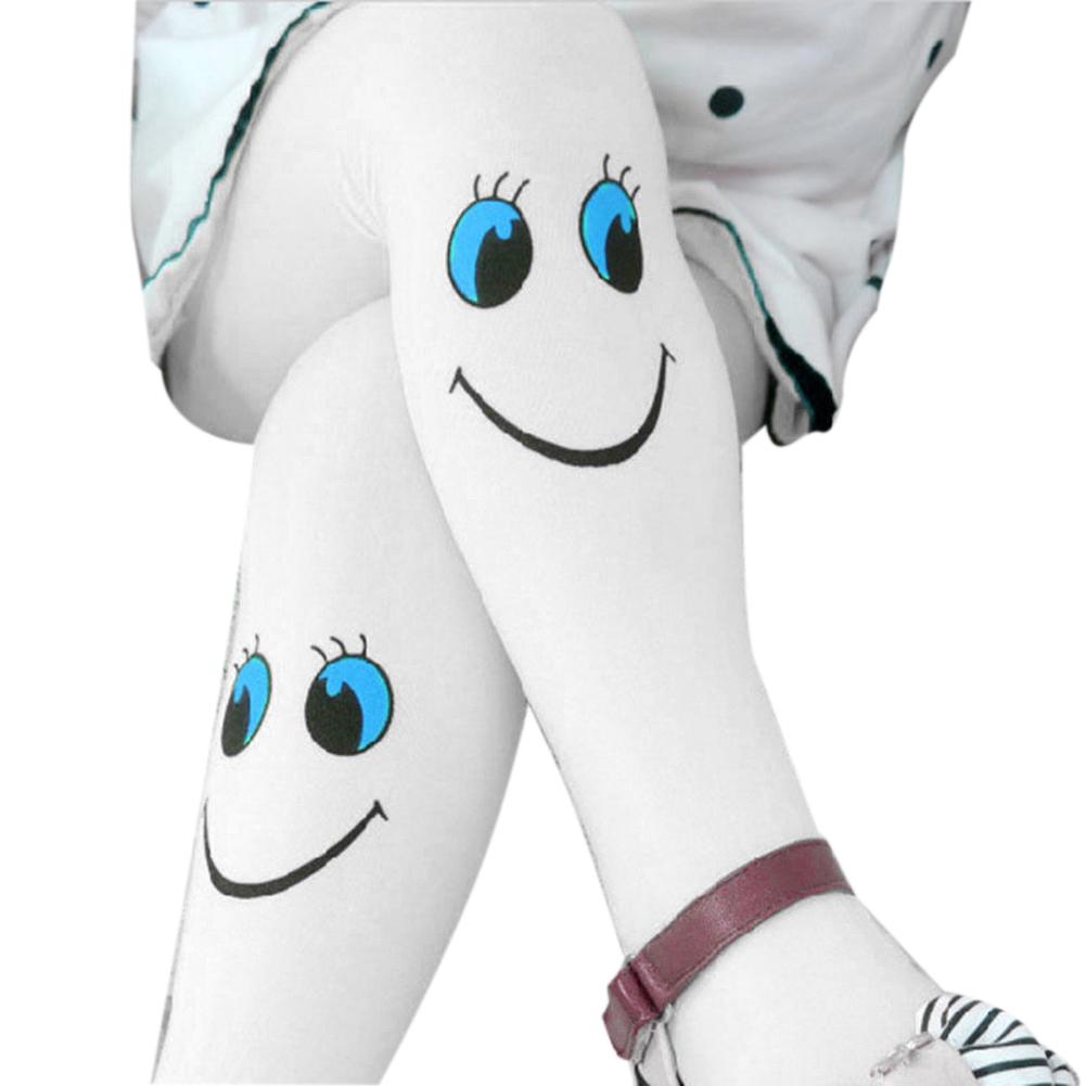 Pair of Tight Smile Baby Kids Girls Tights Pantyhose Stockings Cartoon Soft Velvet Ballet Lovely Socks