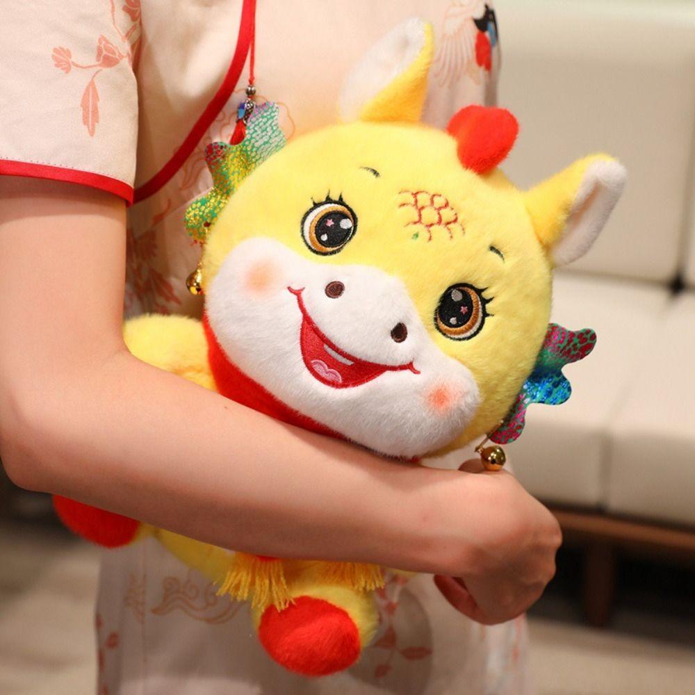 Soft Stuffed Lucky Pony Plush Toys Letter Print Horse Year Mascot Chinese New Year