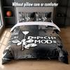 Дизайн Depeche Mode Комплект постельного белья 1 пододеяльник + 2 наволочки Мягкое дышащее домашнее постельное белье
