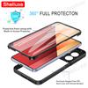 PocoX6 360 Полный корпус Прозрачный чехол Shelluxe для Xiaomi POCO X6 Pro Pocophone X6Pro 5G Силиконовый Двусторонний Чехол для телефона