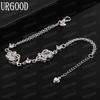 925 Sterling Silver Heart-shaped AAA Zircon Bracelet Fashion Wedding Jewelry