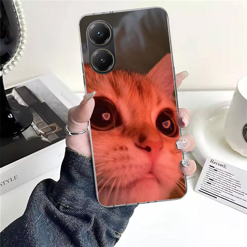 Смешные мемы про кошек для телефона Xiaomi Poco X7 X6 X5 F7 Ultra F6 F5 Pro Чехол для телефона X4 Nfc F4 Gt F3 M6 M5S M5 M4 M3 Fundas Чехол Coque