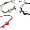 Ceramic Cat Pendant Chinese Style Jewelry Red Braided Rope Women Hand Ring Maneki Neko Bracelet