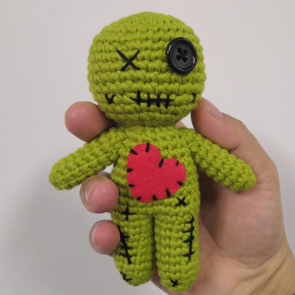 New Voodoo Dolls Decorate Creepy Woolen Knitted Doll Halloween Ghost Cursed Doll Cosplay Party Hangings Witch Props Gift