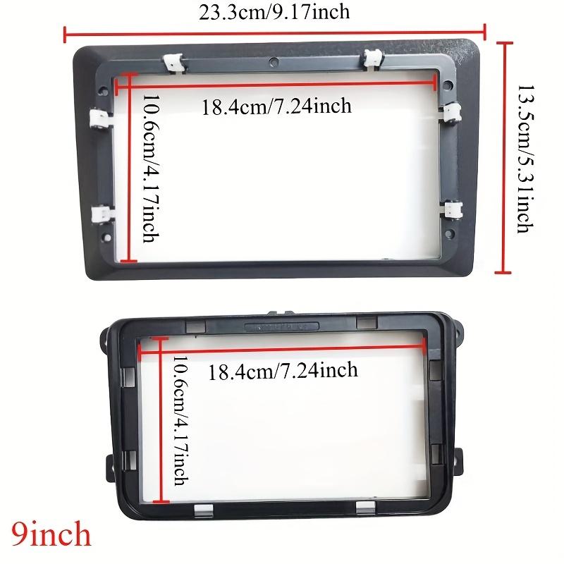 9/10 дюймов 2 DIN для Android головное устройство Рамка для автомагнитолы Комплект для VW для Skoda Seat Автомагнитола Приборная панель Фасция Ободок Лицевая панель