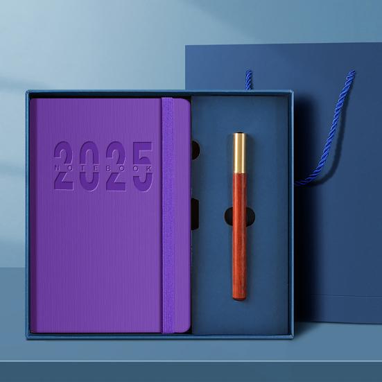 Планировщик расписания на 2025 год. Организация на месяц и неделю. Записная книжка с эластичной веревкой. Обложка из искусственной кожи. Планировщик.