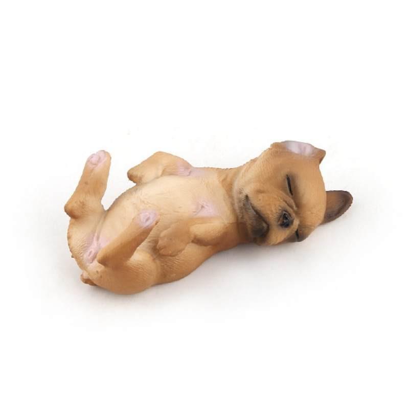 Коллекционная фигурка французского бульдога с реалистичным дизайном для домашнего декора и в качестве подарка