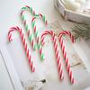 5Pieces Festival Plastic Candy Canes Ornament for Christmas Tree Assorted Color Christmas Party Supplies Decoration