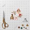 18pcs Retro Hand Watercolor garden style girl stickers Funny Decoration DIY Scrapbooking Journal Phone Diary Album Planner