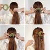 Birdnest Hairclip Decoration High Ponytail Grab Clip Hairband Claw Ornaments Hairpin Hair Styling Accessory for Working