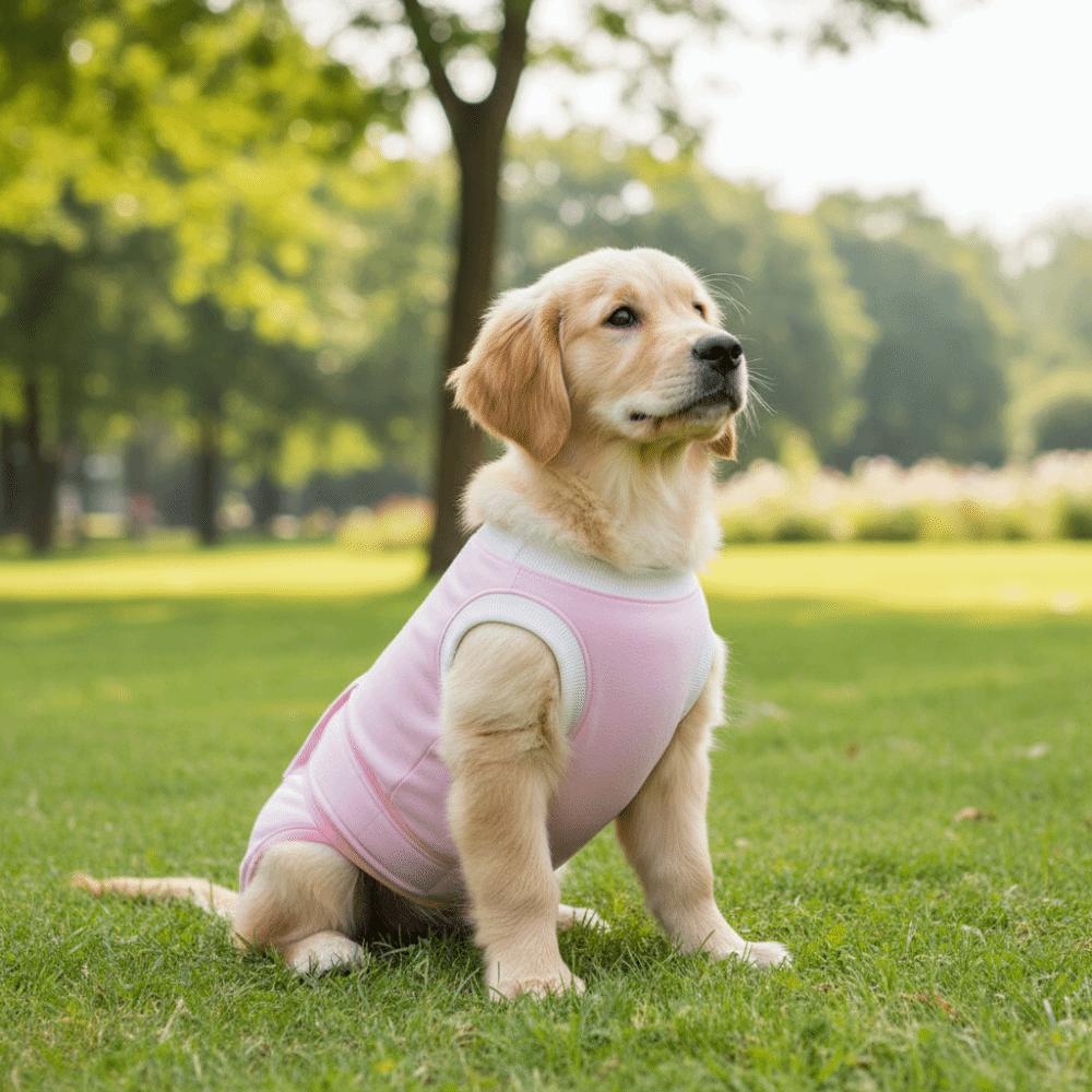 Adjustable Pet Physiological Pants Sleeveless Dog Recovery Suit Postoperative Bodysuit Indoor Use