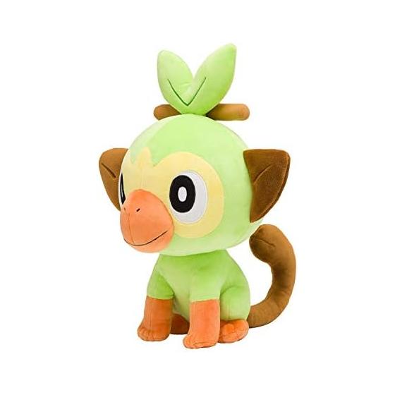 Оригинальная плюшевая кукла из Pokemon Center, Грукки в натуральную величину, 39x31x35 (ВхШхГ:см), Покемоны из региона Галар
