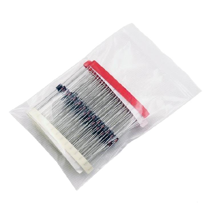 100pcs Straight Plug Electronic Components 8 Sizes Diodes for Electronics Repair
