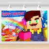 Game HELLO N-NEIGHBOR  Photography Backdrops Kids Birthday Photo Background Studio Portraits Photocall Props