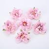 5Pcs Artificial Flowers 7.5cm Fake Flowers Heads for Home Room Dceor Garden Wedding Marriage Decoration Garland Gifts Accessory