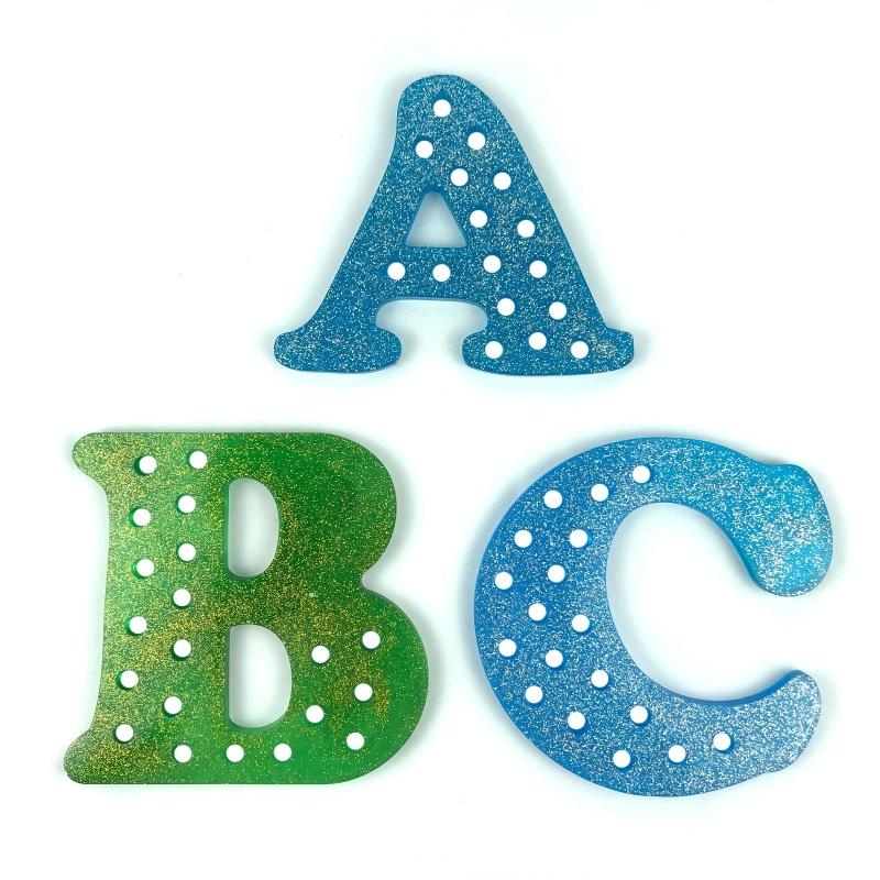 Threading Board Epoxy Mold Montessori Educational Baby Toy Silicone Mold Games Great for Travel and Plane Activities