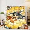 Cat and Mouse Blanket Flannel Blanket for bed, sofa, Camping, Hiking, Picnic Essentials, gift for family Fan gifts