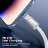 TOOCKI TX110C1 1m Mini Zinc Alloy PD 27W USB-C to iP Cable 480Mbps Fast Data Transfer Cable with Smart Chip