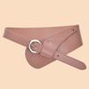 Genuine Leather Waist Seal Pin Buckle Women's Fashionable Versatile Coat Waist Tucked Waist Retro Belt European and American Style Belt Women