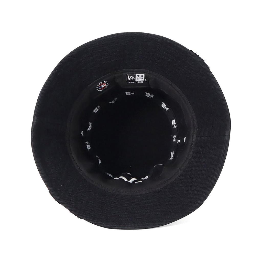 NEW ERA Bucket Hat MLB NY Black BUCKET01 NEYYAN DAMAGED TWILL BLK S/M