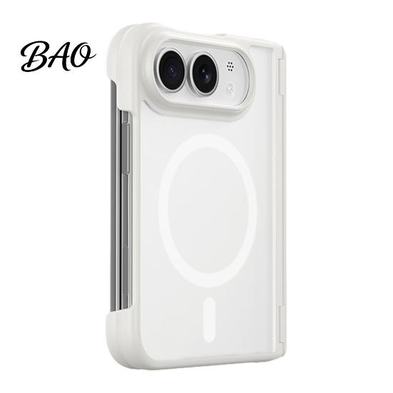 Magnetic Phone Cover Case for iPhone-Duo, Shockproof Folding Cellphone Non Slip Protective Cover, Professional Mobile Shell, Accessories DurablePhone