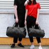 Unisex Large Capacity Travel Duffle Faux Leather Gym Fitness Tote Shoulder Bag