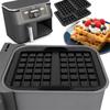 Air Fryer Waffle Silicone Baking Pan Waffle Mold for Ninja and More Kitchen Accessories