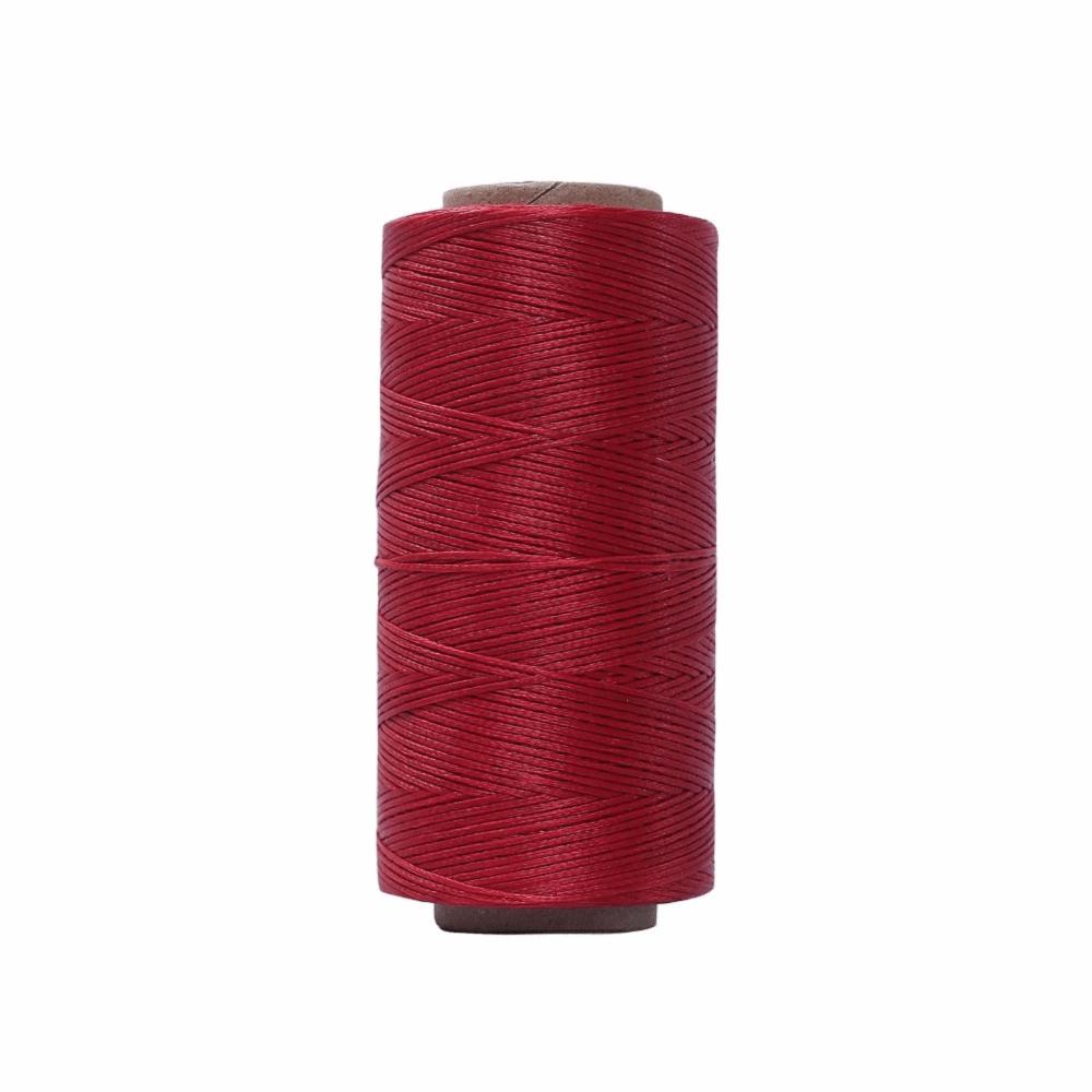 Arts Craft Wax Cotton Cord String 0.8MM Hand Stitching Thread Waxed Thread Cord Leather Repair