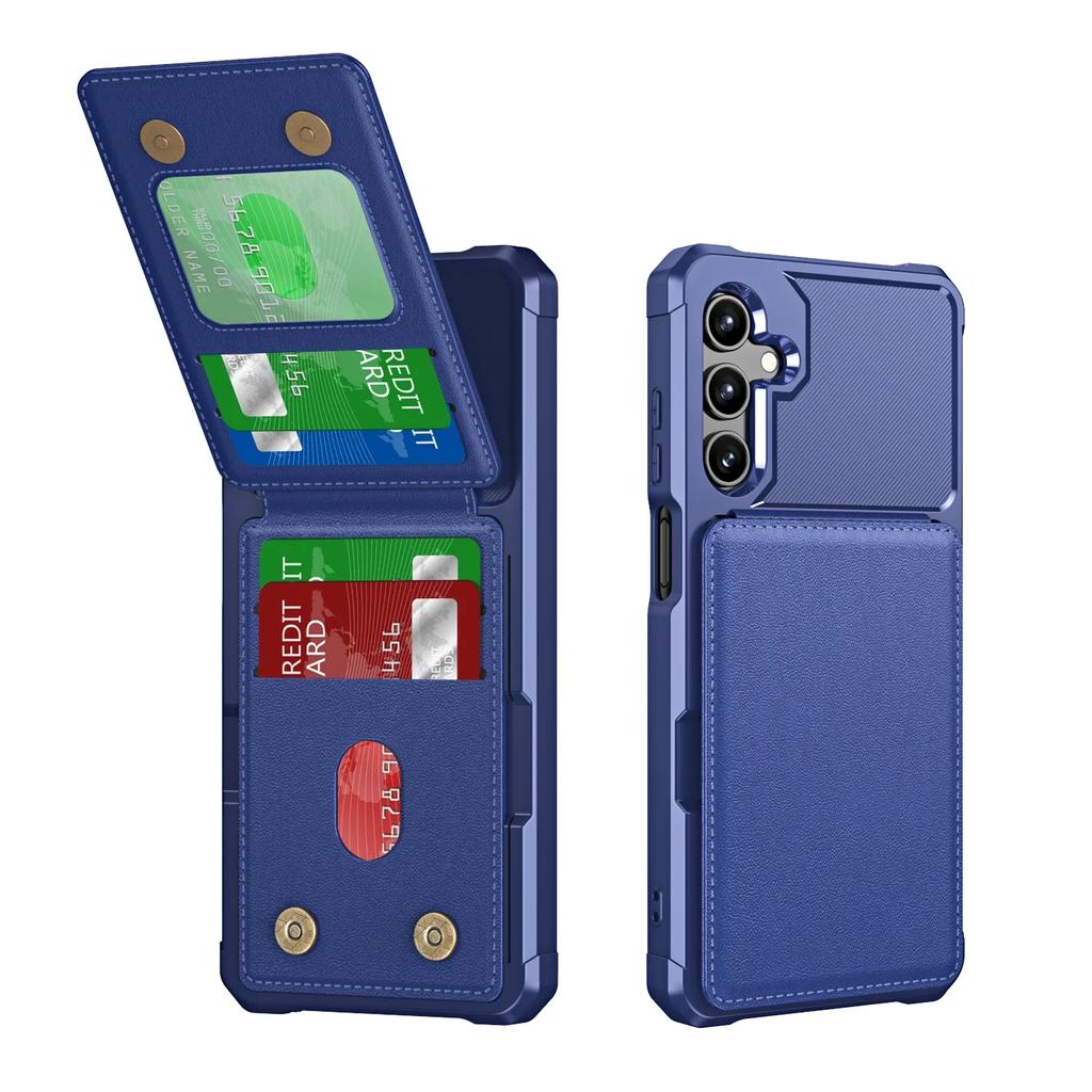 For Samsung Galaxy S26 S25 S24 S23 S22 S21 Ultra Plus A56 A36 A26 A55 A35 A54 A34 Wallet Case with Card Holder Slot Phone Cover
