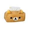 Мультяшный Милый Плюшевый Держатель для Салфетниц Rilakkuma Медведь Легко Вытягиваемый Органайзер для Бумажных Полотенец Хранение Для Девочки Домашний Декор Игрушки Подарки