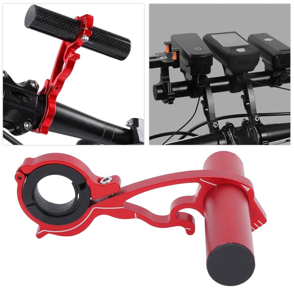 Многофункциональный кронштейн-удлинитель руля велосипеда, трубка из алюминиевого сплава 10 см для фары