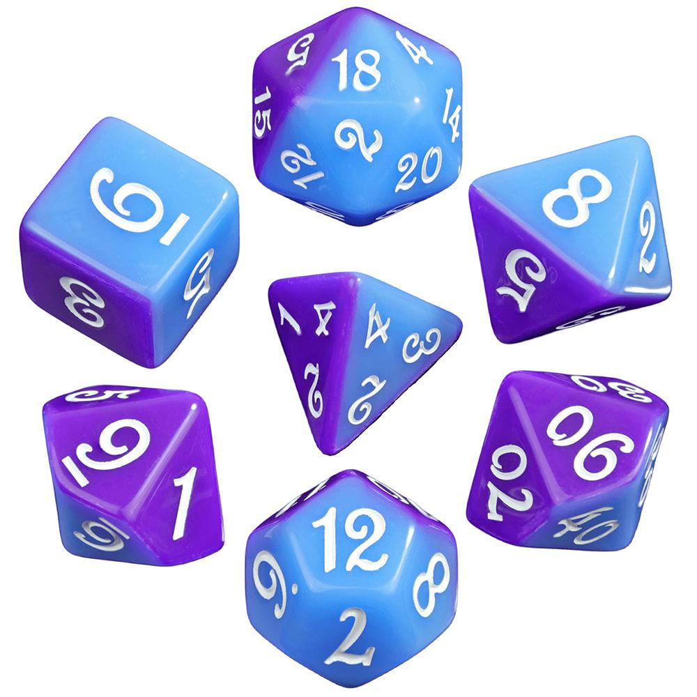 Набор многогранных кубиков DND, двухцветные кубики для DND RPG D4 D6 D8 D10 D12 D20, подарочная игрушка