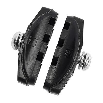 1 пара премиальных велосипедных тормозных колодок V-brake для горных и шоссейных велосипедов, резиновые тормозные колодки, простая установка