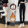 Winter Thickened Fleece High Waist Leggings Pant with Body Shaping Effect
