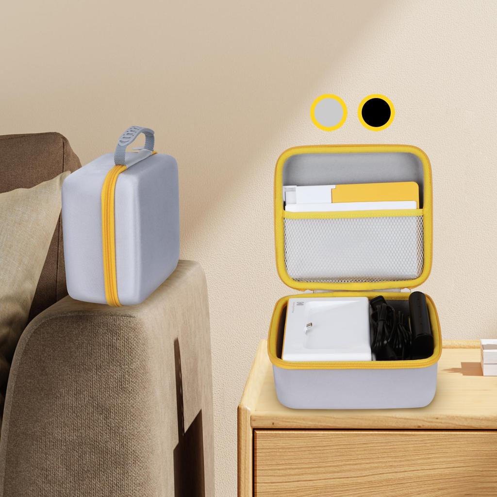 Принтер для смартфонов KODAK Dock Plus, совместимый с защитным чехлом для хранения Lebakort (Черный чехол)