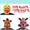Взрослая латексная маска на голову Five Nights At Freddy's в стиле Фредди Чики Бонни Фокси