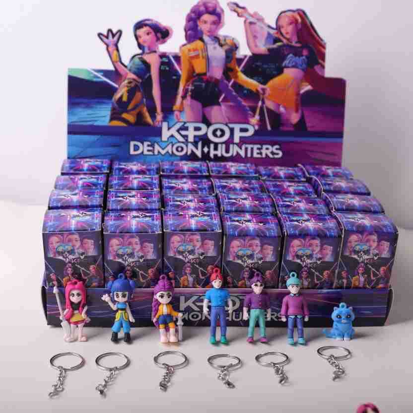 K-pop Demon Hunters Blind Box Devil Saja Collect Anime Figure Kid Party Cosplay Gaming Cartoon Huntrix Decorative Christmas Gift
