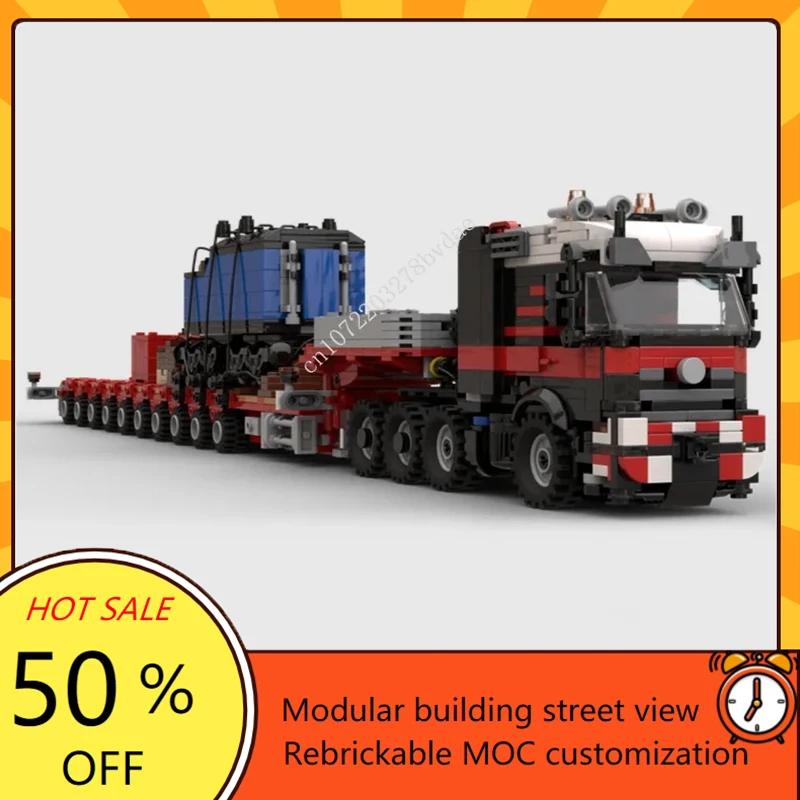 2394 детали Высокотехнологичная модель Седельного тягача 8x4 MOC Индивидуальные пазлы Технологические наборы DIY Креативная сборка Образовательные игрушки Подарки на день рождения