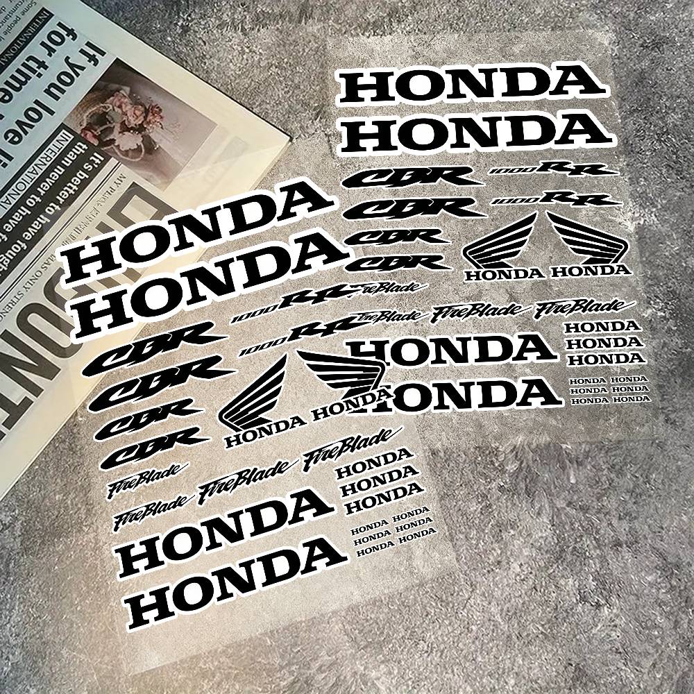 Светоотражающие наклейки для мотоцикла Honda, 3M Предупреждение о безопасности ночью в темноте Шлемы для скутера TT5