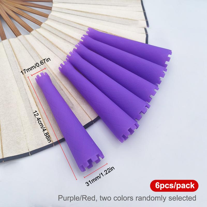 6 шт. бигуди для химической завивки волос, бигуди для холодной завивки, пластиковые бигуди для перманентной завивки, ролики для завивки волос, бигуди для самостоятельной завивки, бигуди для завивки без нагрева, набор для укладки волос