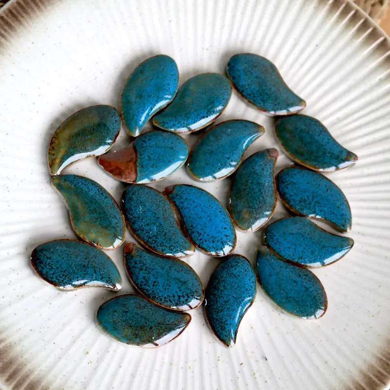 100 г Сделай сам Керамическая мозаика Стеклянное зеркало Ручная работа Орнаменты Плитка Настенные поделки Красочный Кристалл для Декоративных материалов cerd01